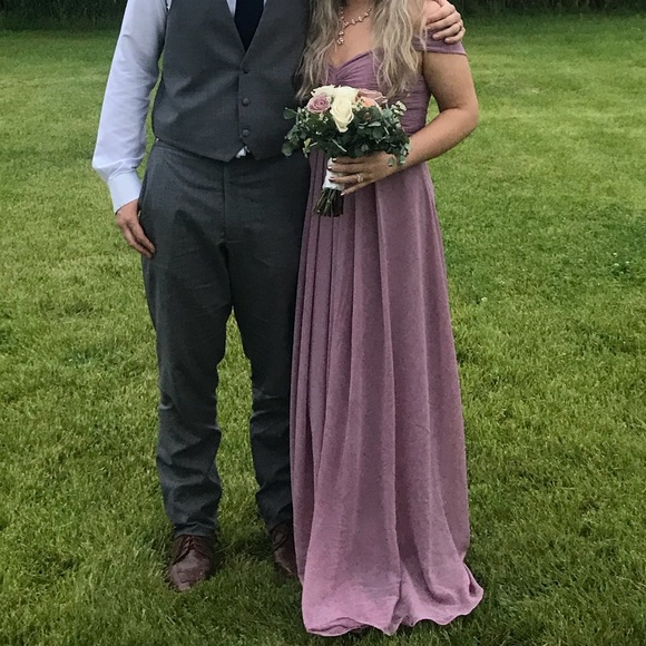 Azazie Kailynn Bridesmaid Dress - Vintage Mauve - Picture 2 of 13